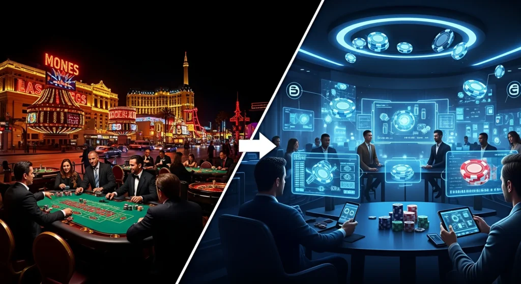 De los casinos de Las Vegas a los casinos virtuales: una evolución imparable